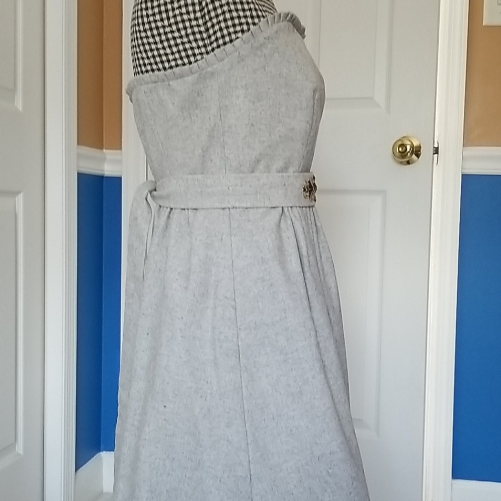 Banana Republic Strapless Dress w/Rhinestone Sz 6 - Picture 5 of 7